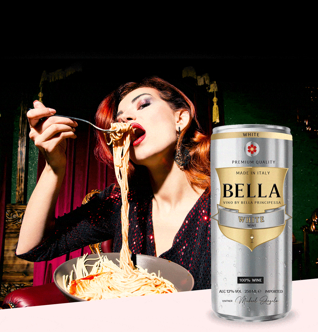 Bella Vino by Bella Principessa: Deliciously Refreshing Premium Wines and Cocktails in a Can.