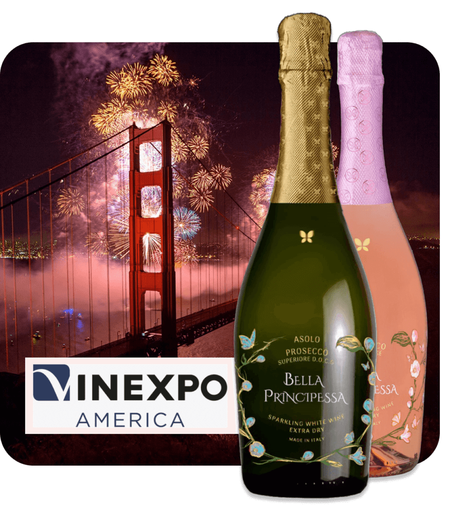 Потрясающий вид с воздуха на мост Золотые Ворота в Сан-Франциско, Калифорния, где проходила выставка Vinexpo-America.