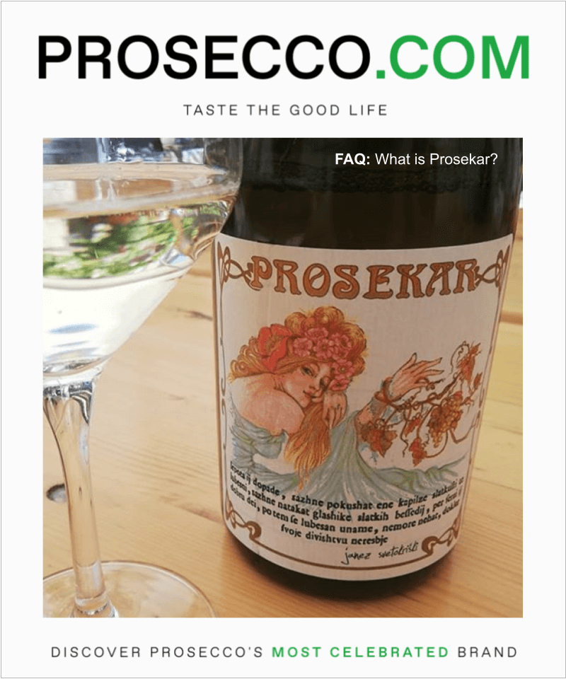 What is Prosekar Wine?