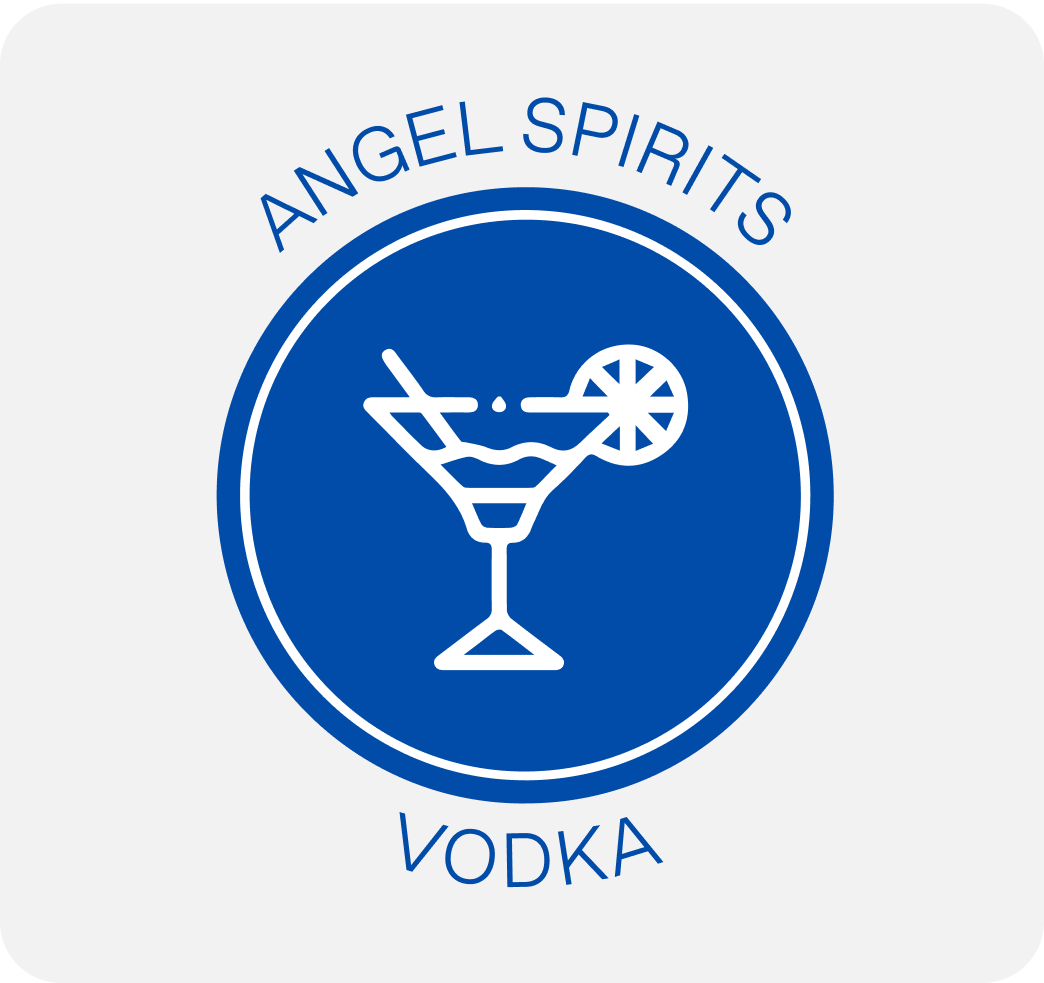 Bicchiere di Angel Spirits Vodka Cocktail