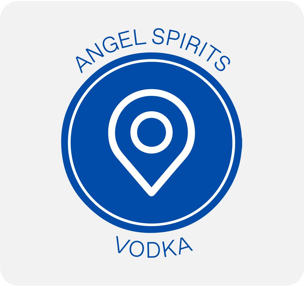 Bottiglia di Angel Spirits Craft Vodka.