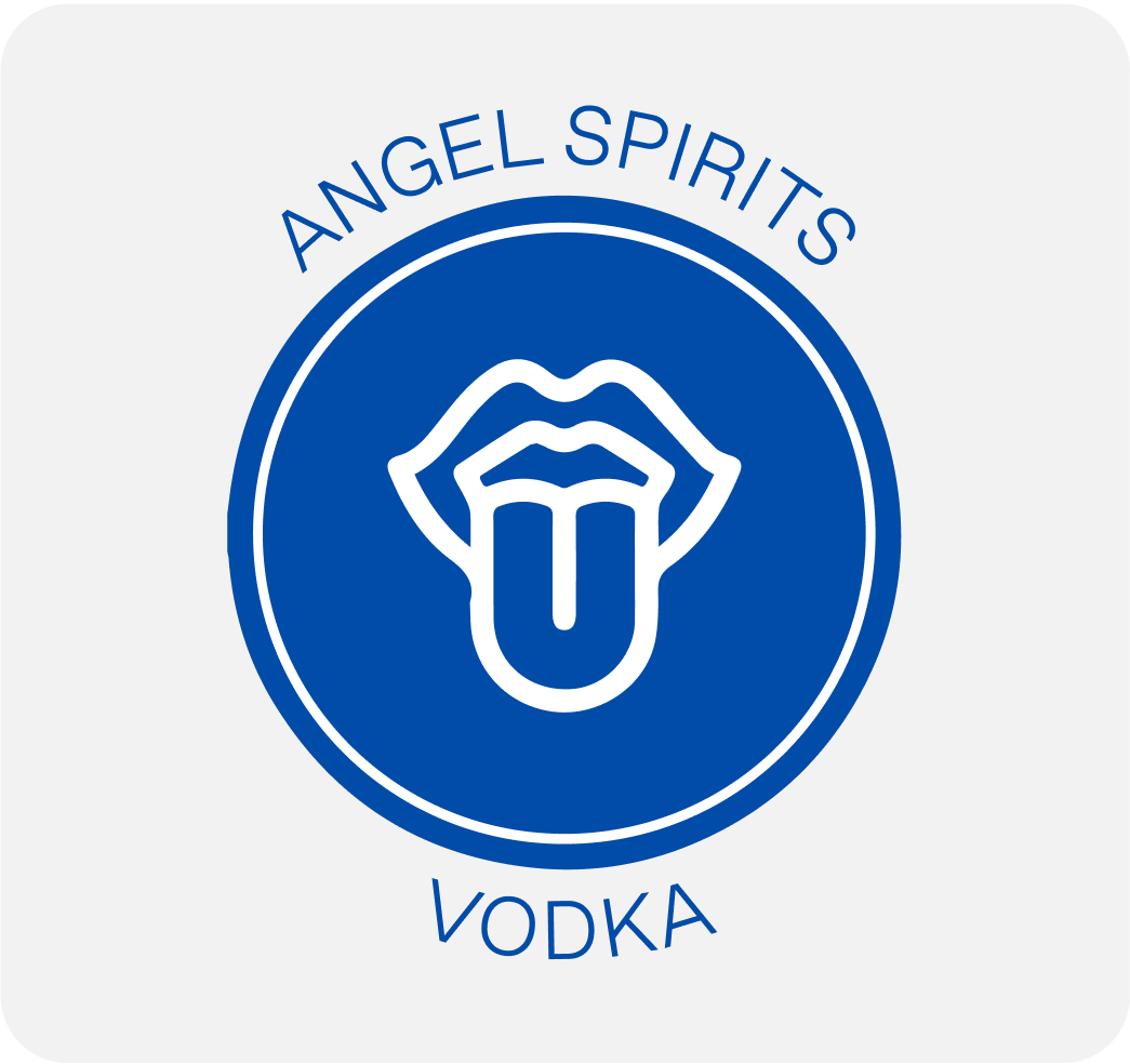 Flasche Angel Spirits Wodka.