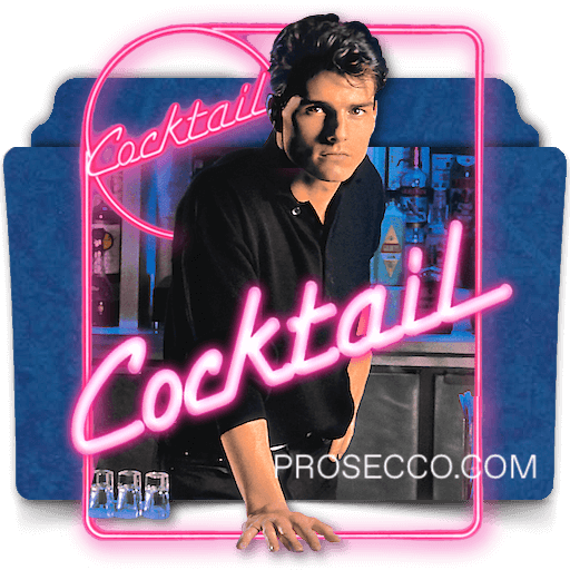 Prosecco Cocktail Movie Scene: Tom Cruise Practicing Flair Bartending Skills with Shaker