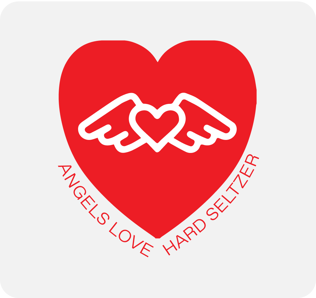 Stylish Angels Love Hard Seltzer, available in 7 party pleasing flavors.