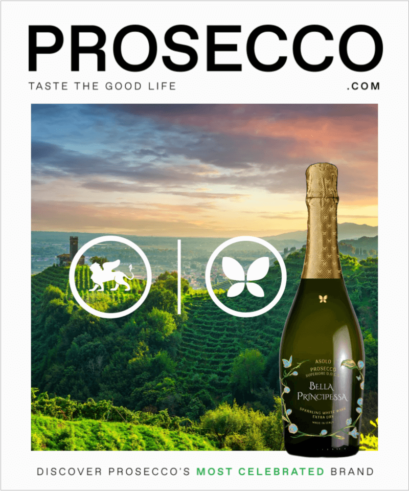 About Prosecco Ventures exceptional Italian bubbly, hand-picked grapes from a single estate.