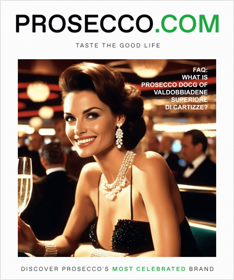 What is Prosecco DOCG of Valdobbiadene Superiore di Cartizze?