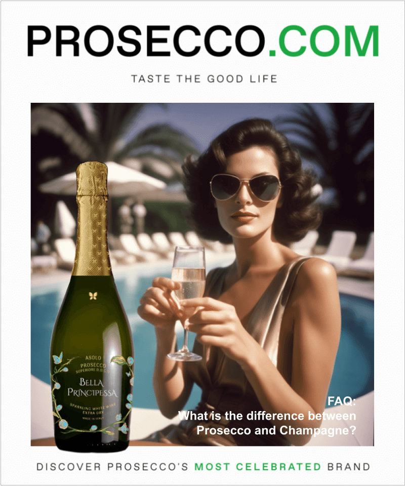 What is the difference between Prosecco and Champagne?