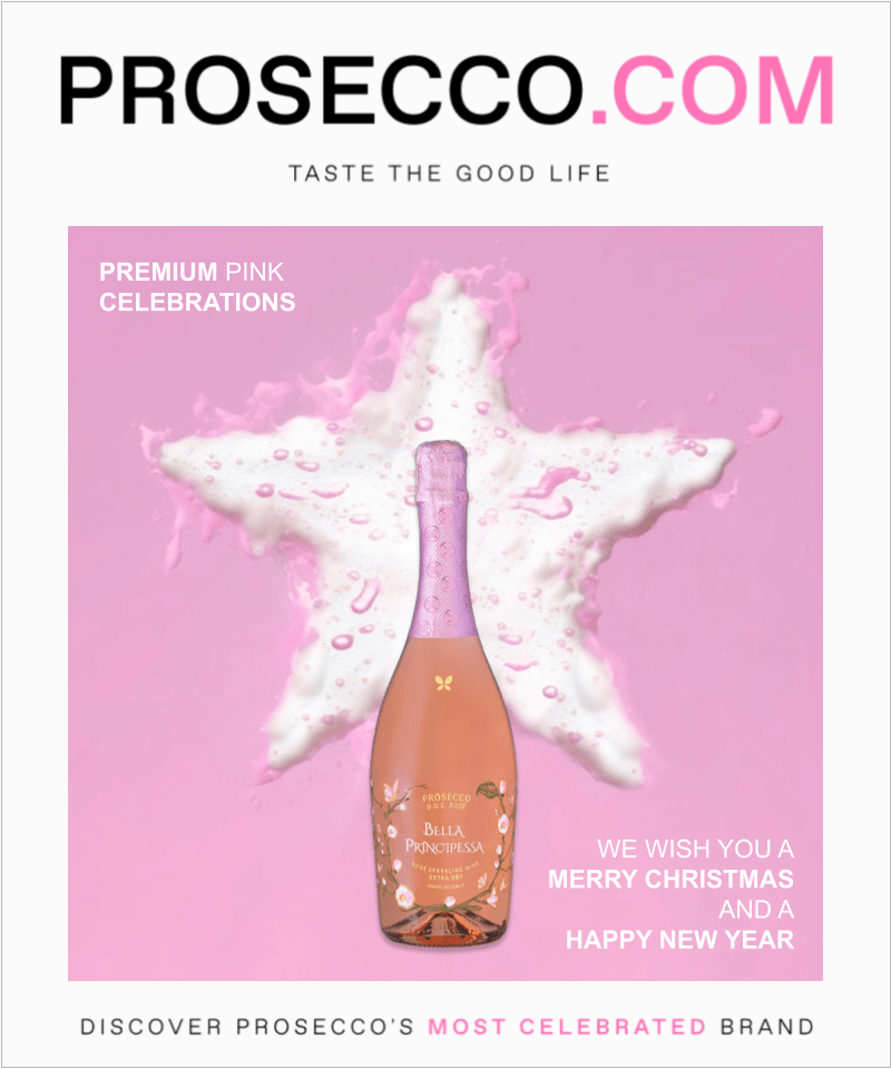 Christmas Prosecco: Premium Celebrations from Bella Principessa