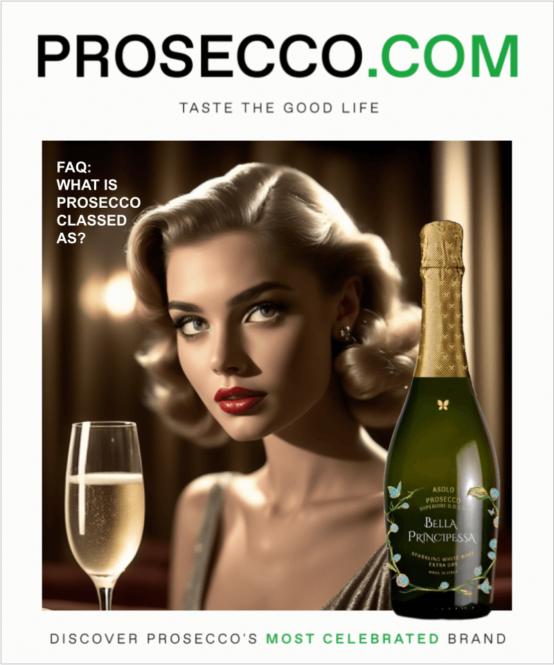 What is Prosecco classed as?