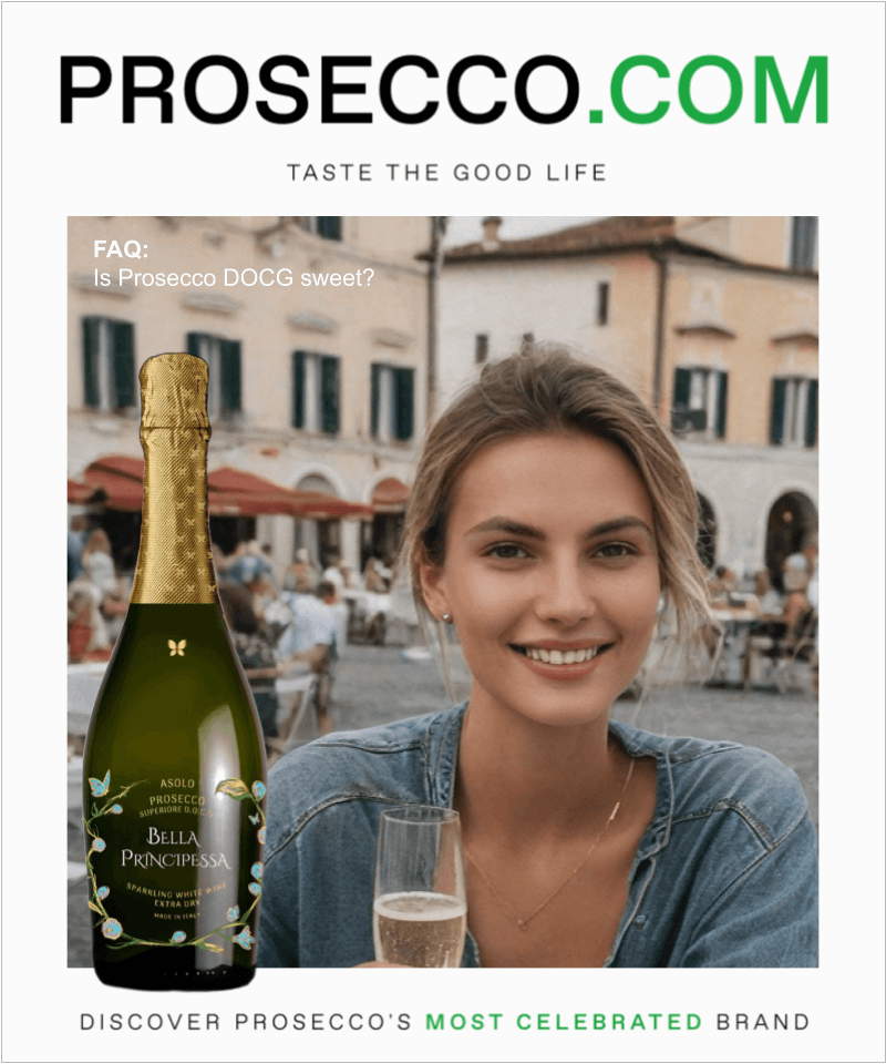 Is Prosecco DOCG sweet?